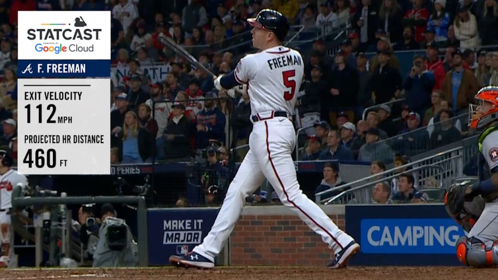 Freddie Freeman's 460-foot homer, 10/31/2021