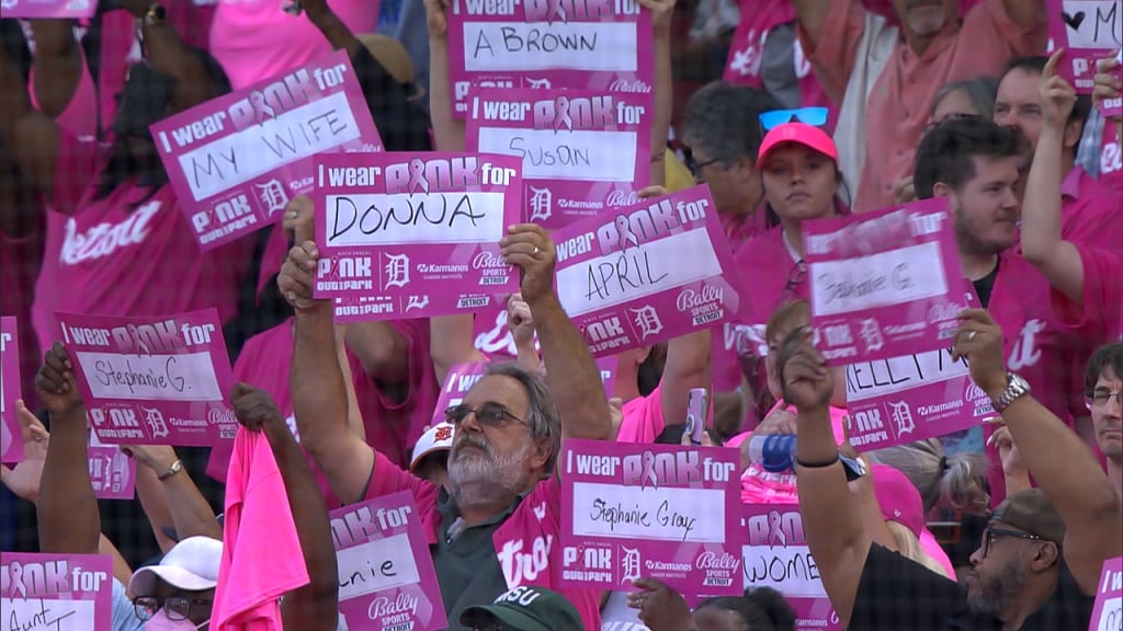 Pink Out the Park, Who do you wear pink for?, By Detroit Tigers