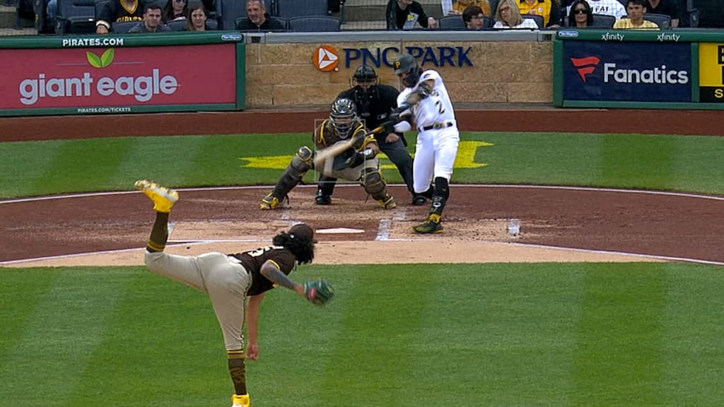 Michael Chavis of the Pittsburgh Pirates in action during the game