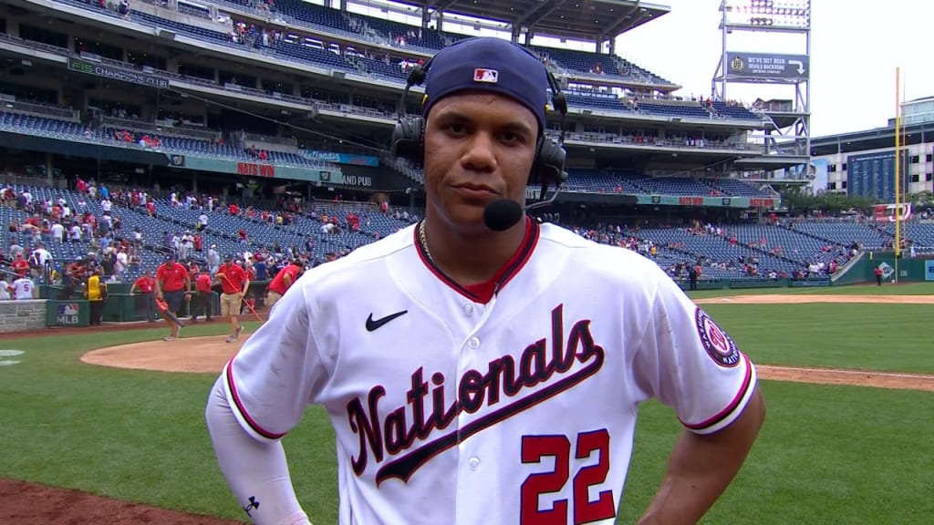 Juan Soto on his home run, 07/17/2022