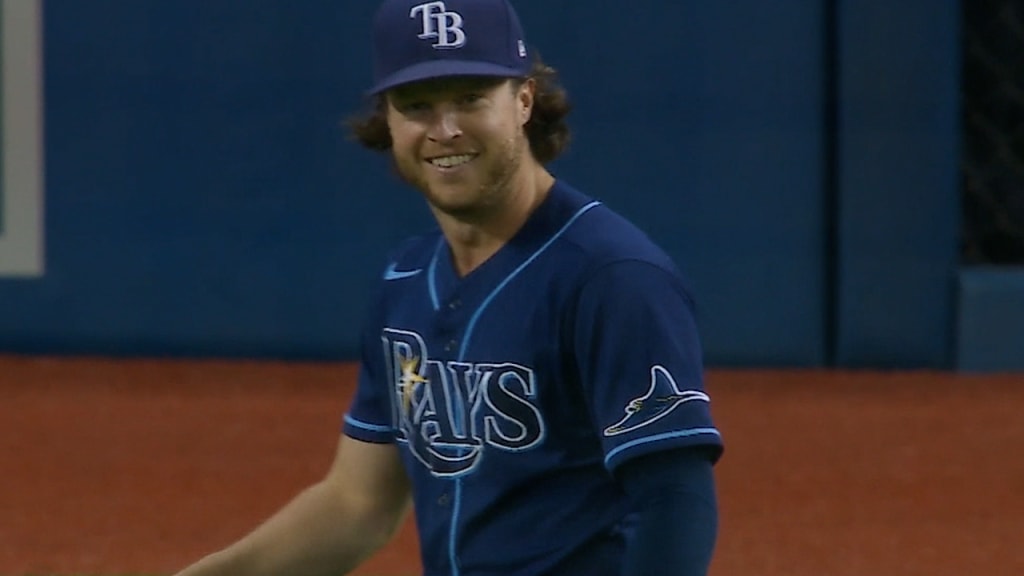 This is a 2021 photo of Brett Phillips of the Tampa Bay Rays