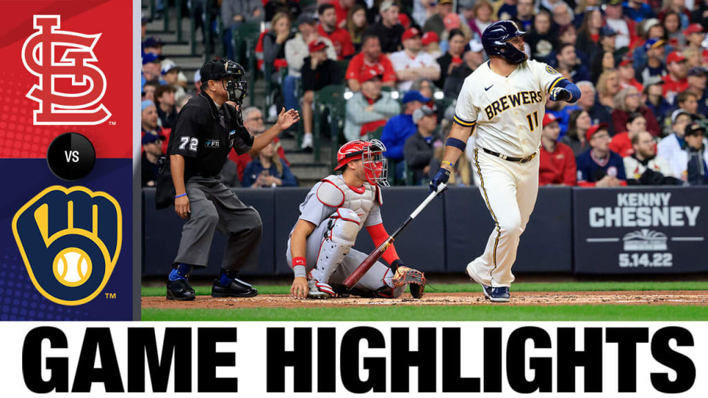 Cardinals Vs Brewers Highlights 04 17 2022 Mlb Com