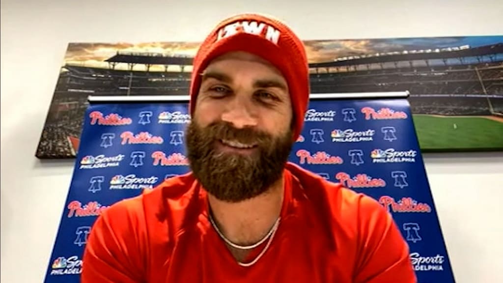 Bryce Harper on hockey, family, 04/11/2021