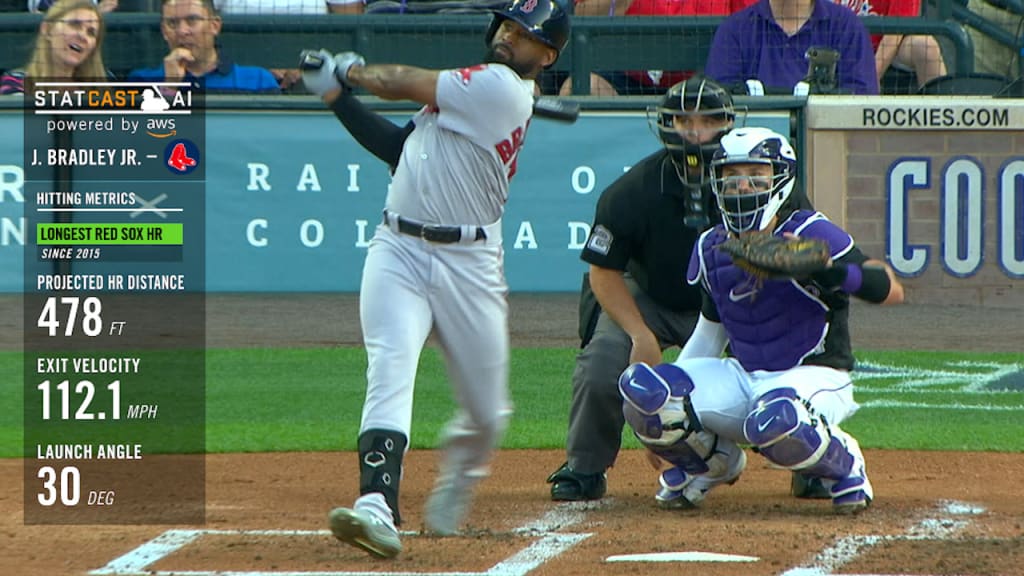 BOS@COL: Bradley Jr. clobbers 478-ft. HR at 112.1 mph | 08/27/2019