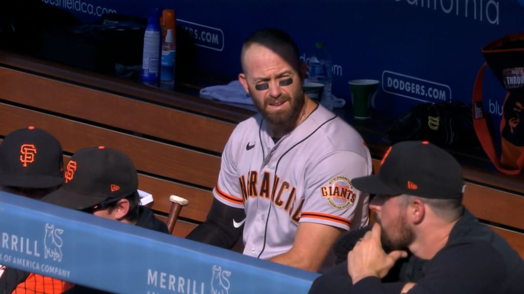 Evan Longoria exits the game, 07/23/2022