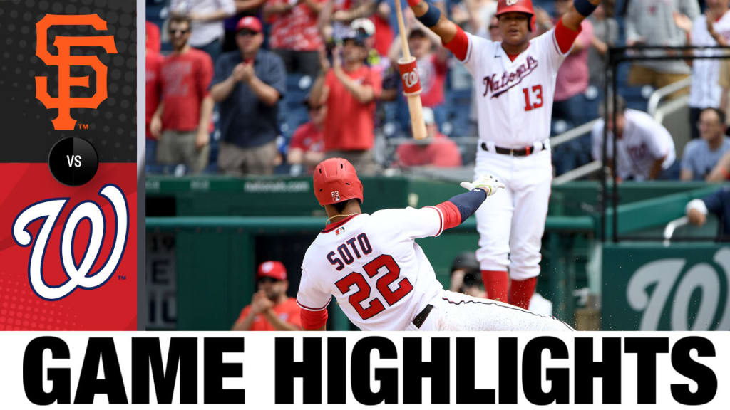 Giants Vs Nationals Highlights 06 12 2021 Washington Nationals