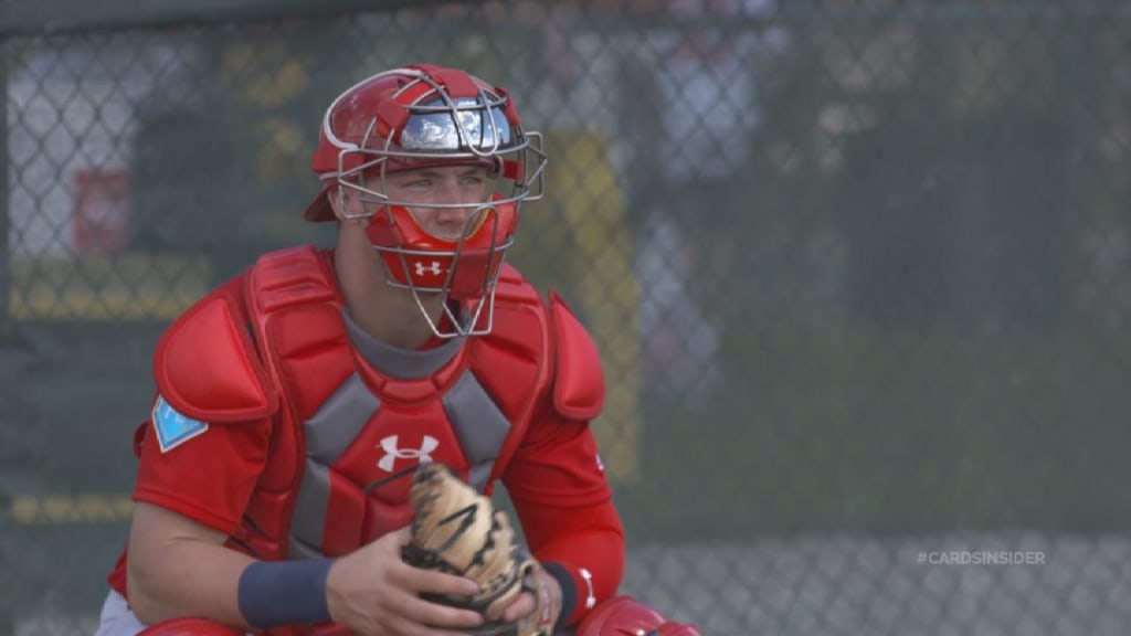 St. Louis Cardinals catcher Andrew Knizner is seen during spring