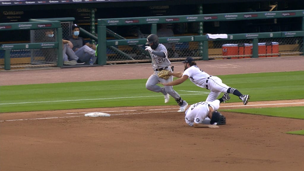 Norris Splendid Diving Tag 08 11 2020 Detroit Tigers