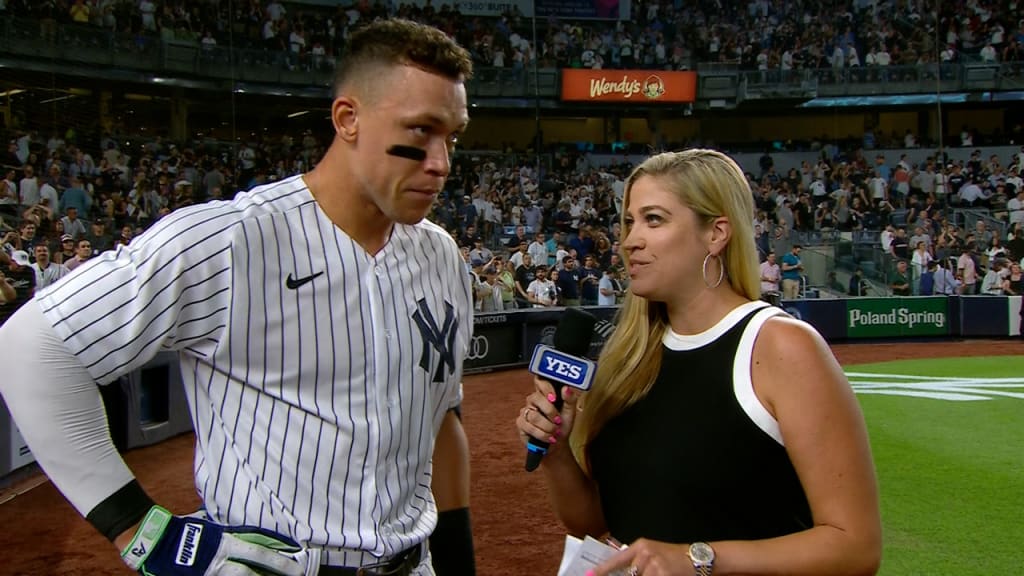 Aaron Judge on walk-off home run, 07/28/2022