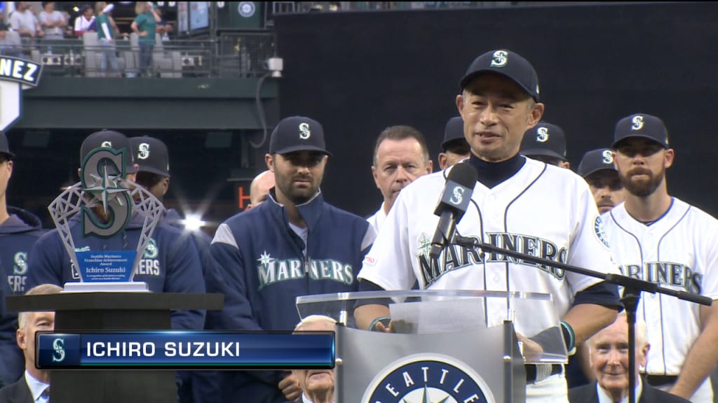 Ichiro celebrated by Mariners, 09/14/2019
