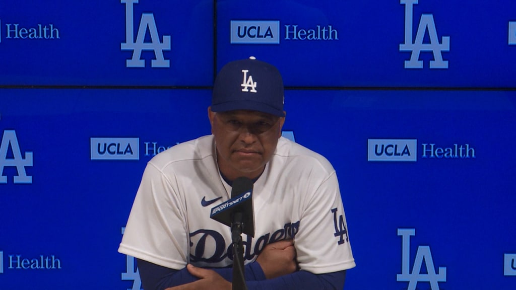 Los Angeles, United States. 05th Apr, 2022. Los Angeles Dodgers manager  Dave Roberts is fired up in the dugout before a MLB spring training  baseball game against the Los Angeles Angels, Tuesday