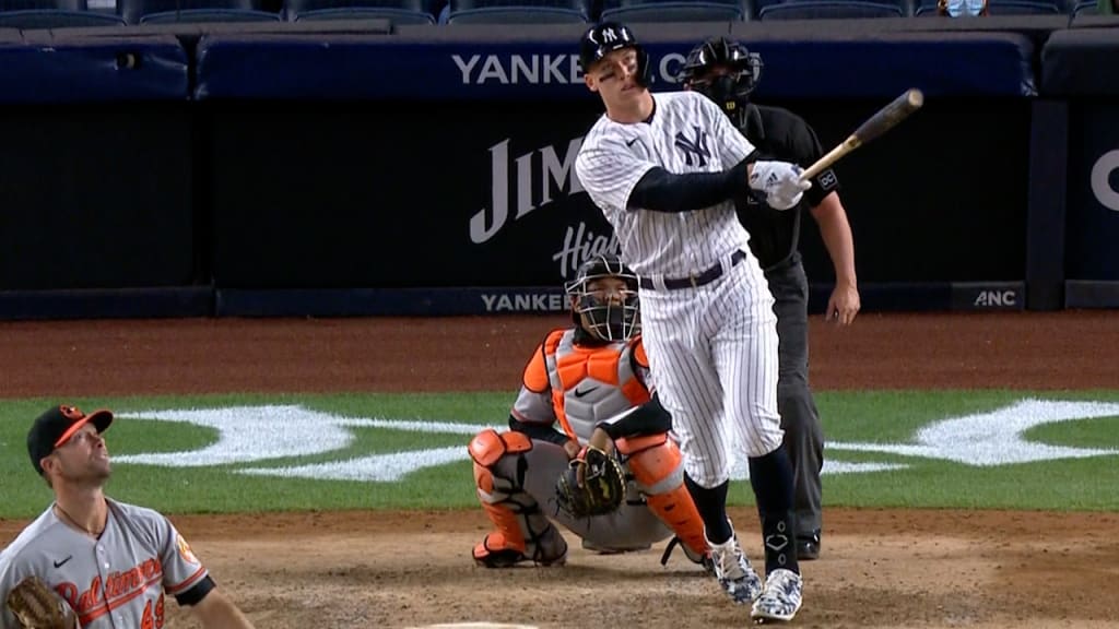 Aaron Judge slo-mo batting practice before game 3, Yankees vs