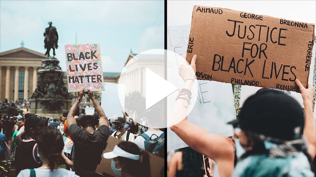 San Francisco Giants project 'Black Lives Matter' sign at Oracle