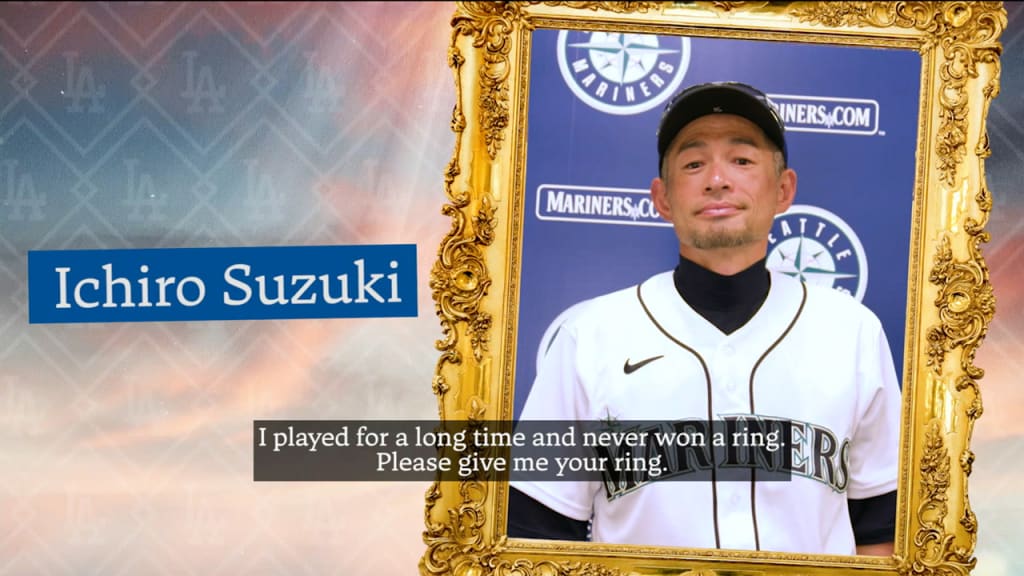 Castillo] Ichiro, in Spanish, asked Edwin Ríos to give him his ring because  he never won one. : r/baseball