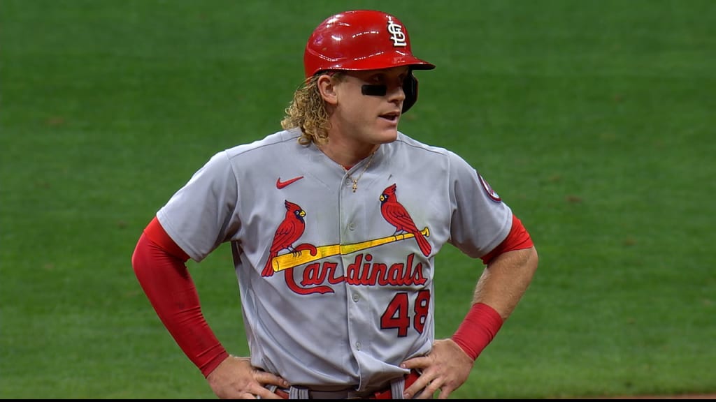 Harrison Bader's RBI double
