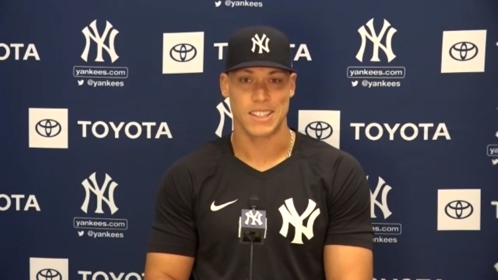 aaron judge no shirt