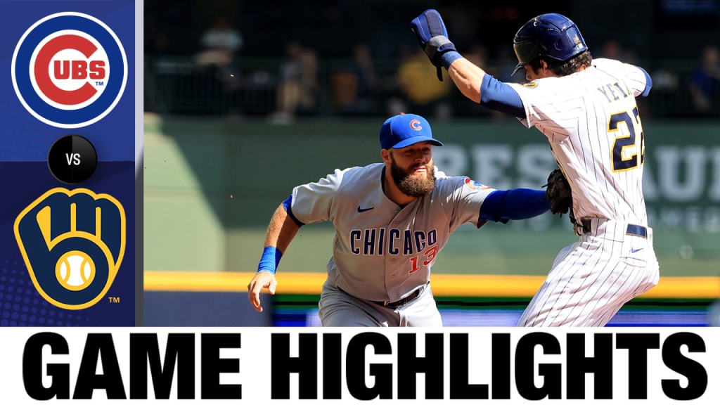 Cubs vs. Brewers Game Highlights