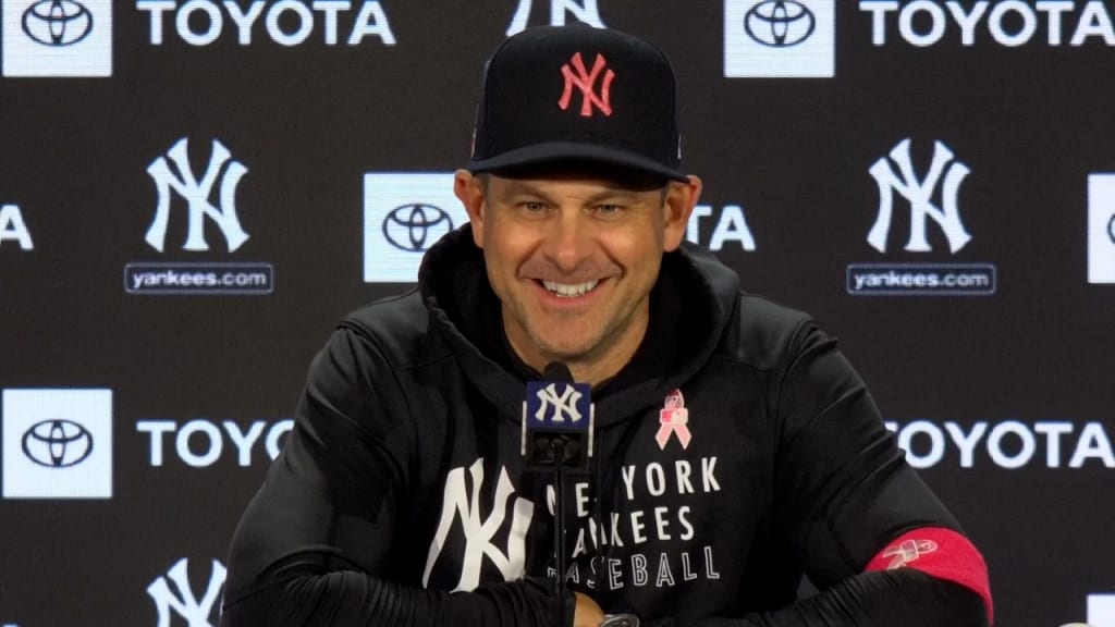 Aaron Boone on the Yankees' win