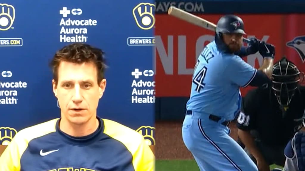 pic Rowdy Tellez 2021 https www mlb com brewers video counsell on rowdy tellez trade t trade talk