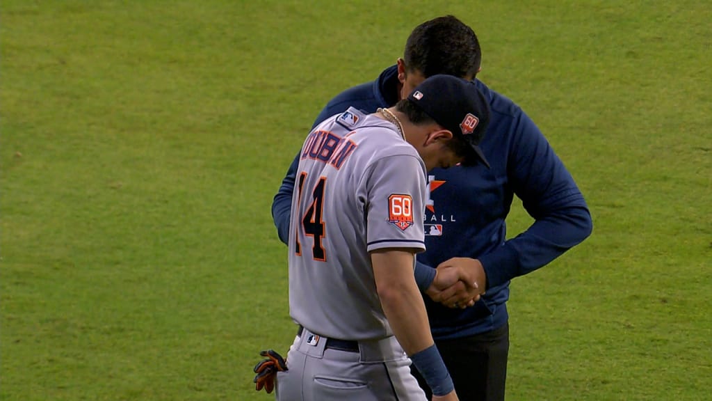 Astros' Mauricio Dubón out for Wednesday's game with hamstring injury