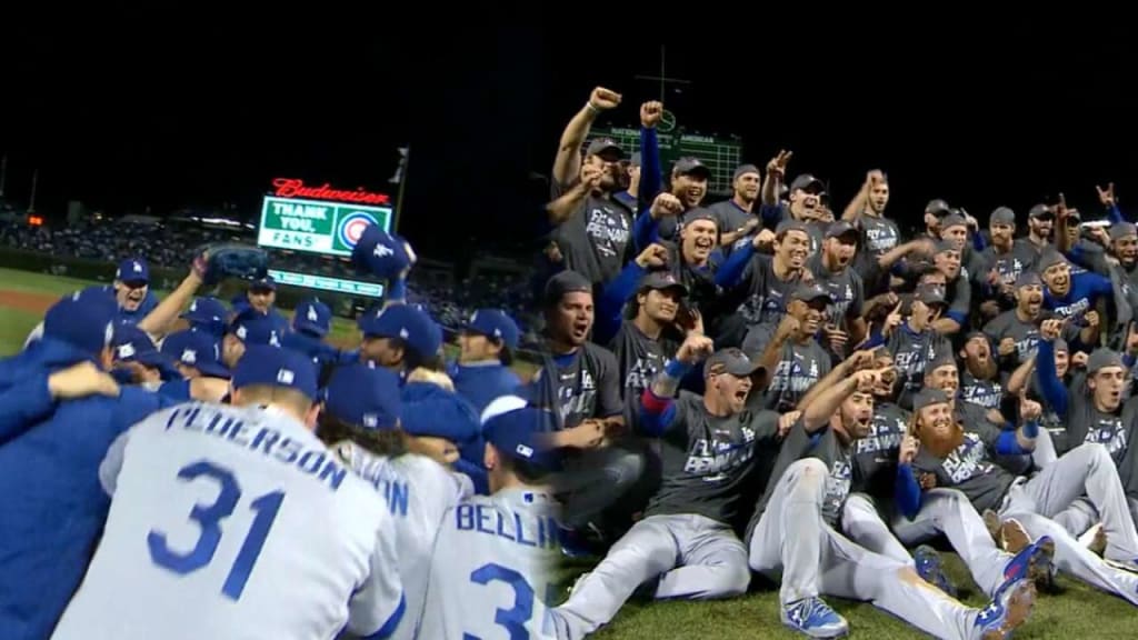 The Dodgers clubhouse with an interesting celebration : r/baseball