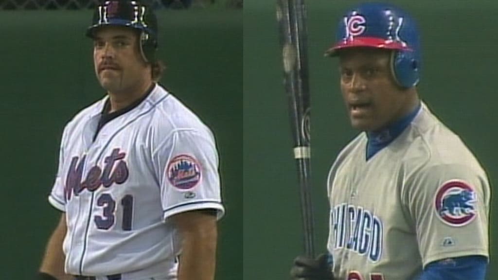 Mike Piazza, Sammy Sosa show out, 03/29/2000