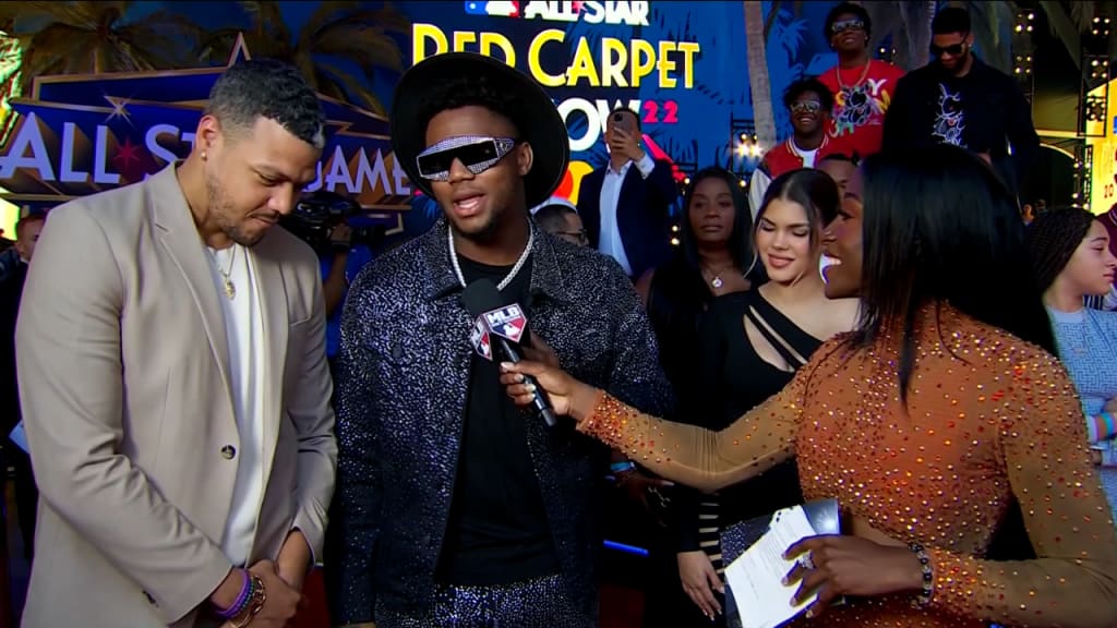 ronald acuna jr all star red carpet