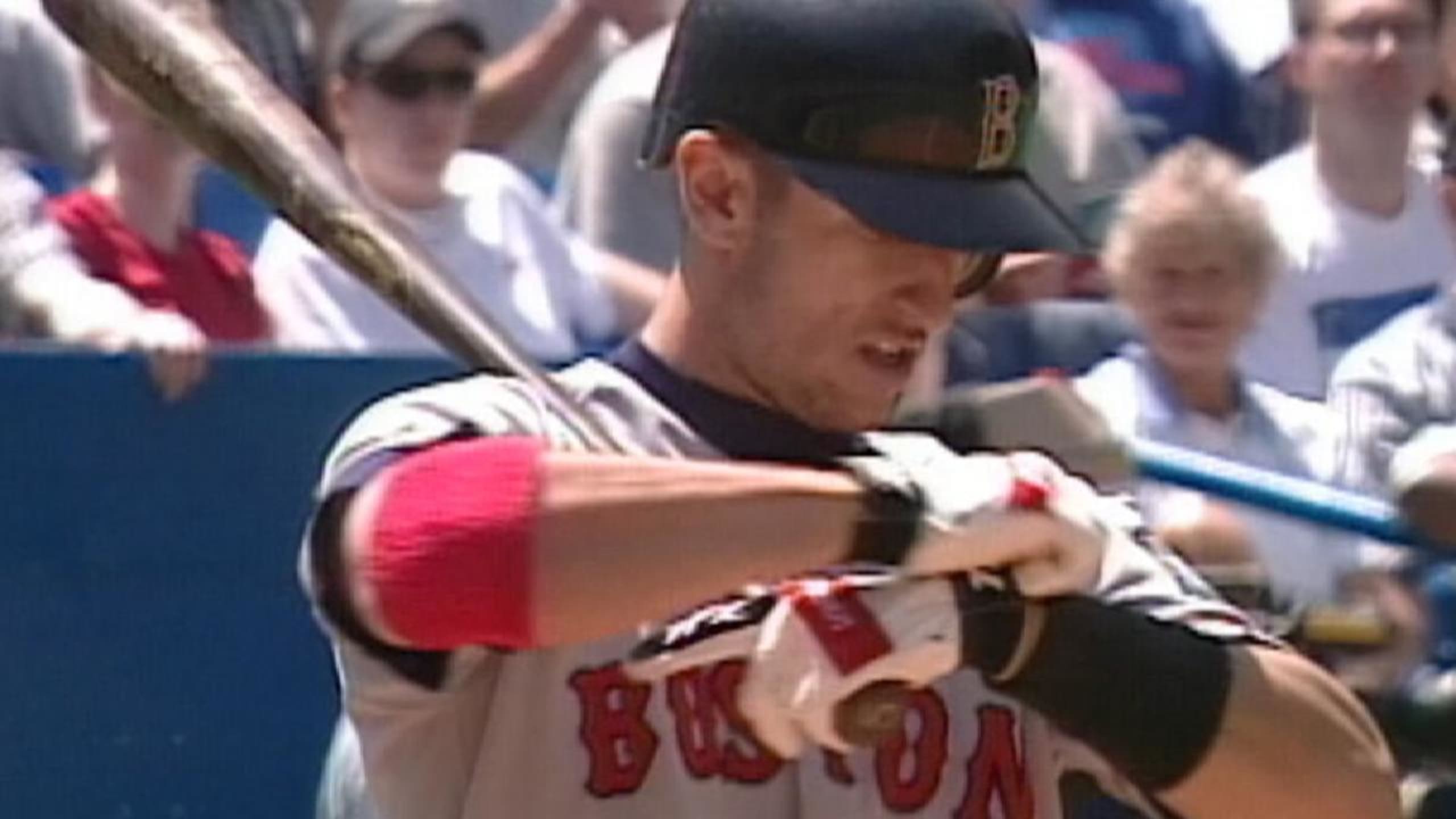 Nomar's pre at-bat routine