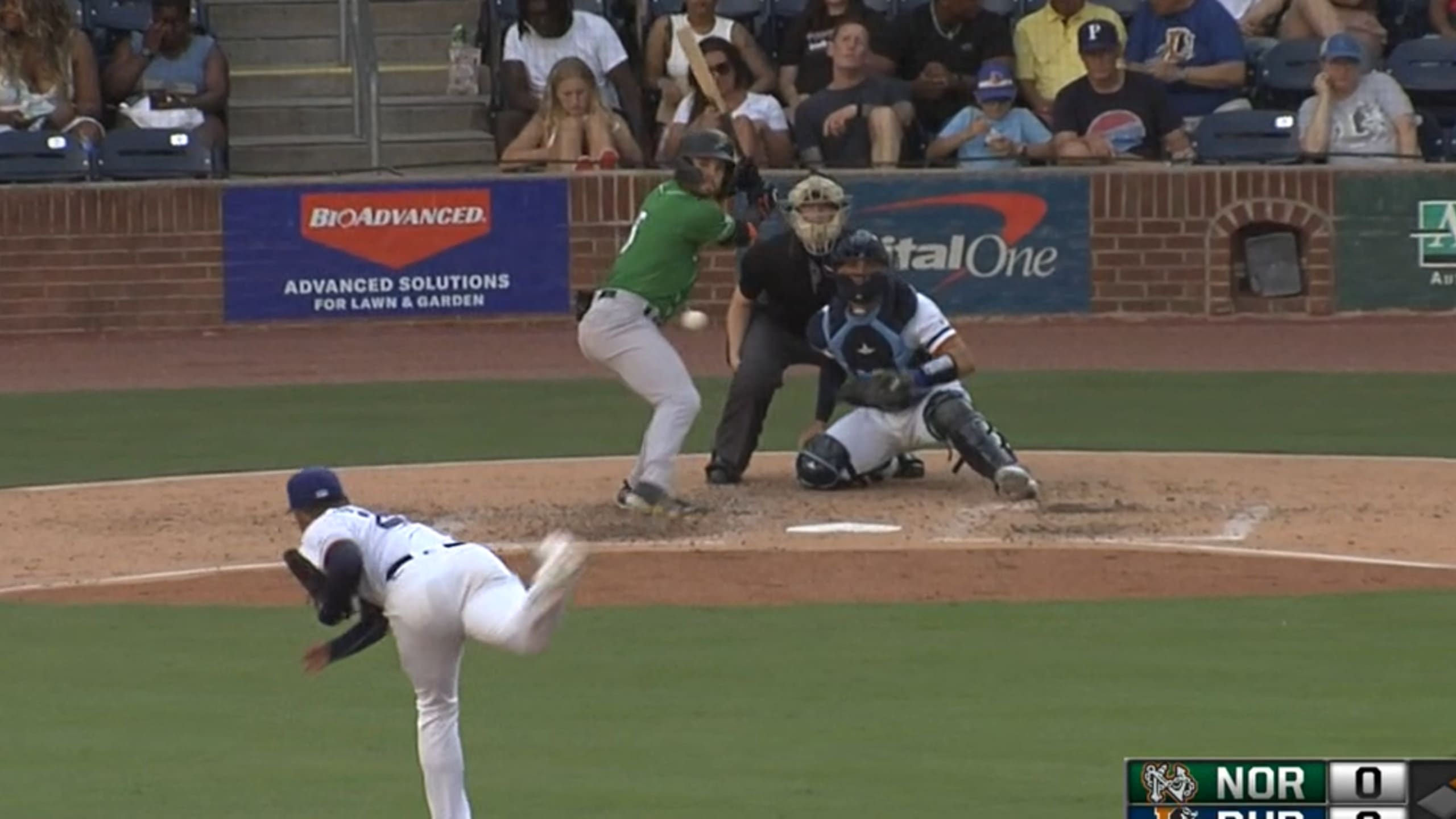 Taj Bradley K's 8 in AAA debut