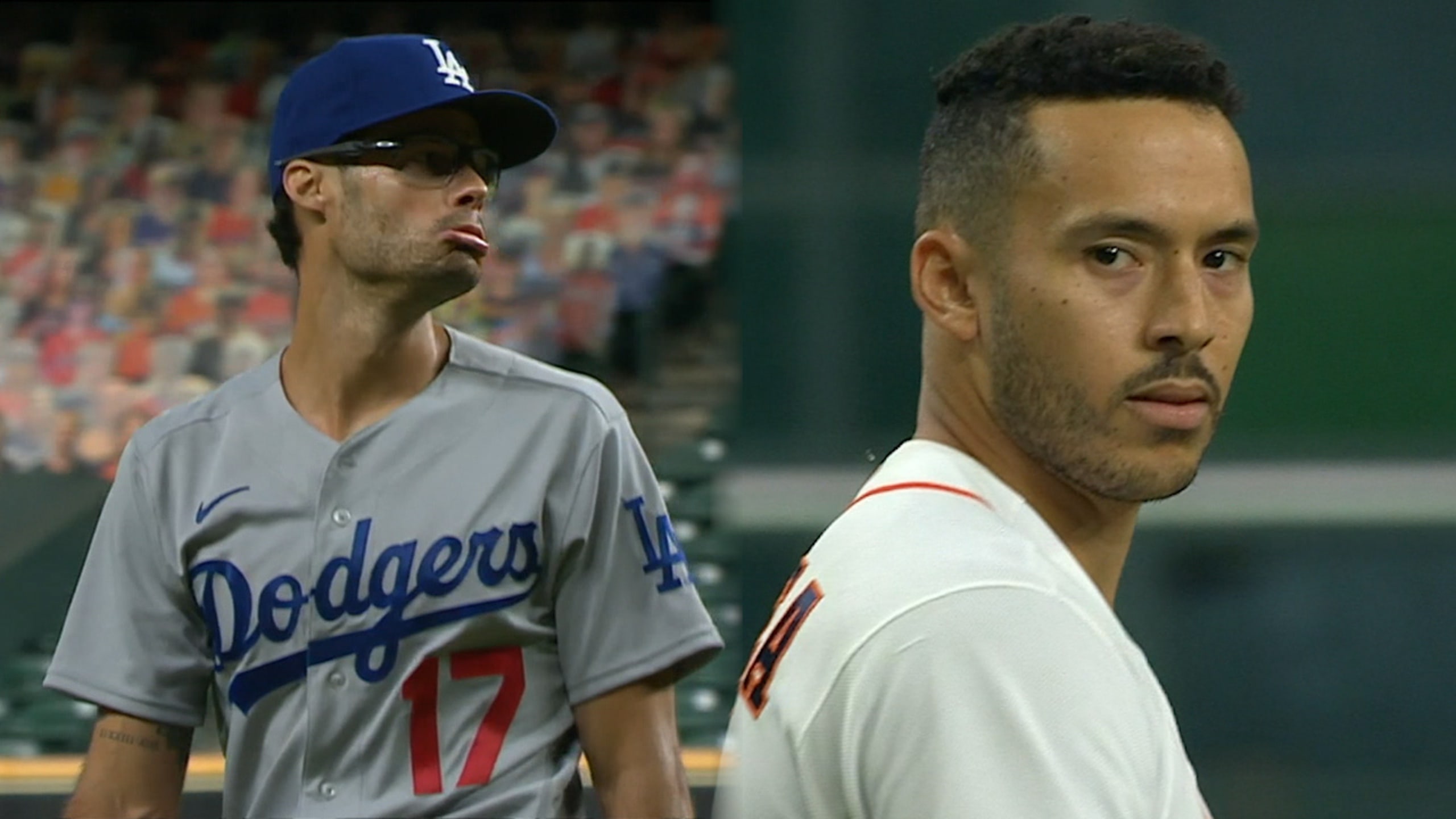 Benches clear between Astros, Dodgers in 2017 World Series rematch - NBC  Sports