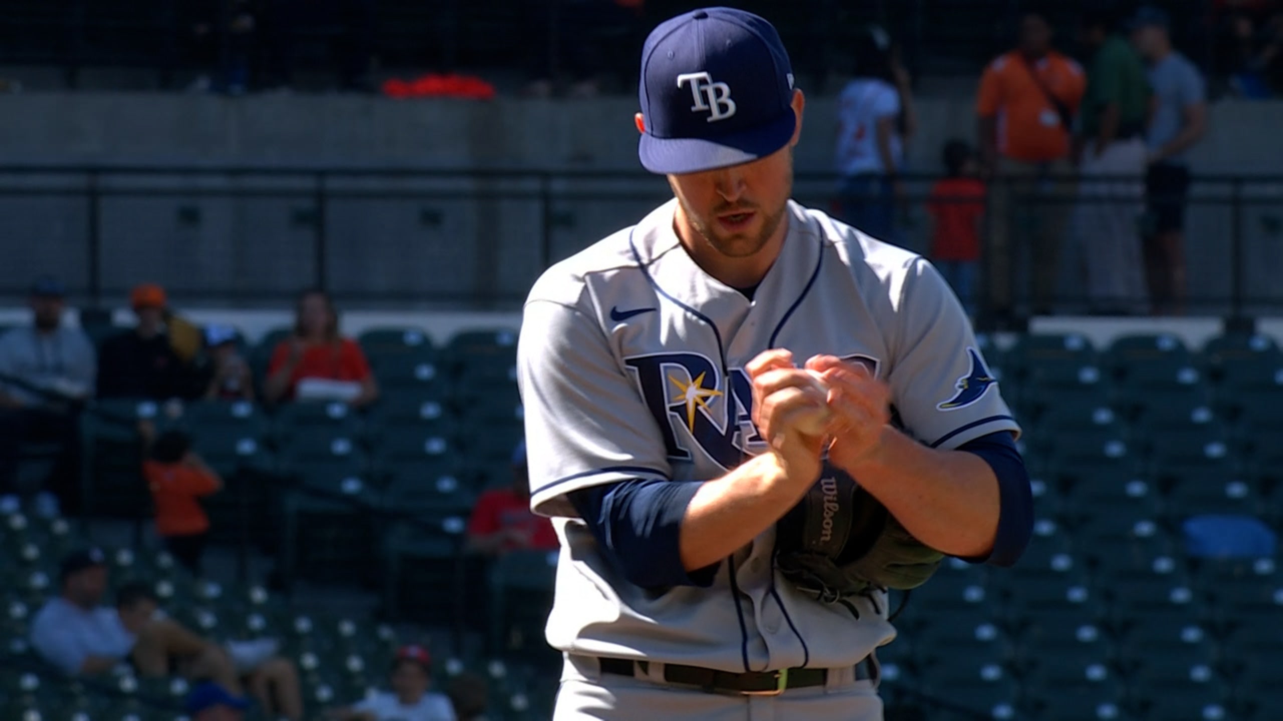 Jeffrey Springs' six strikeouts