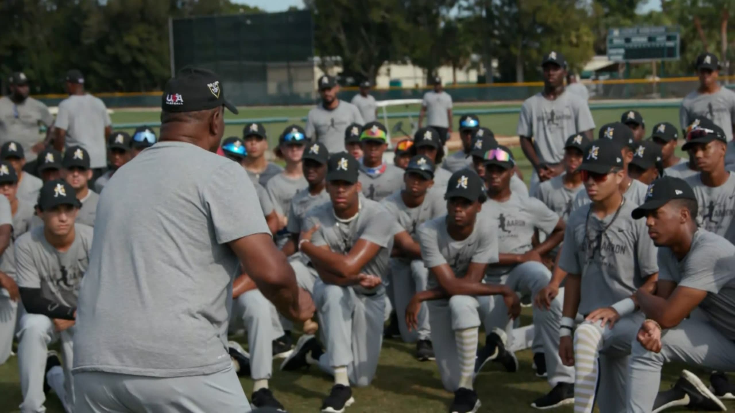 Players at Hank Aaron Invitational