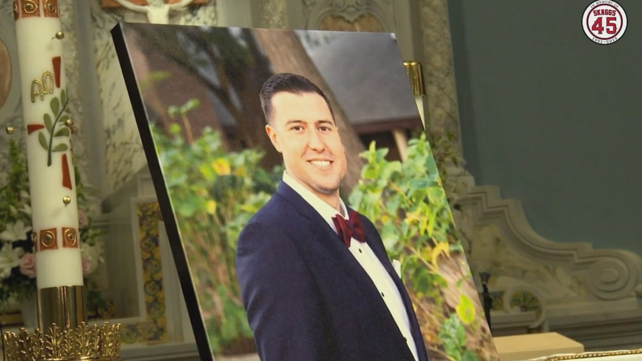 At memorial for fallen Angels pitcher Tyler Skaggs, friends and family  remember the good times