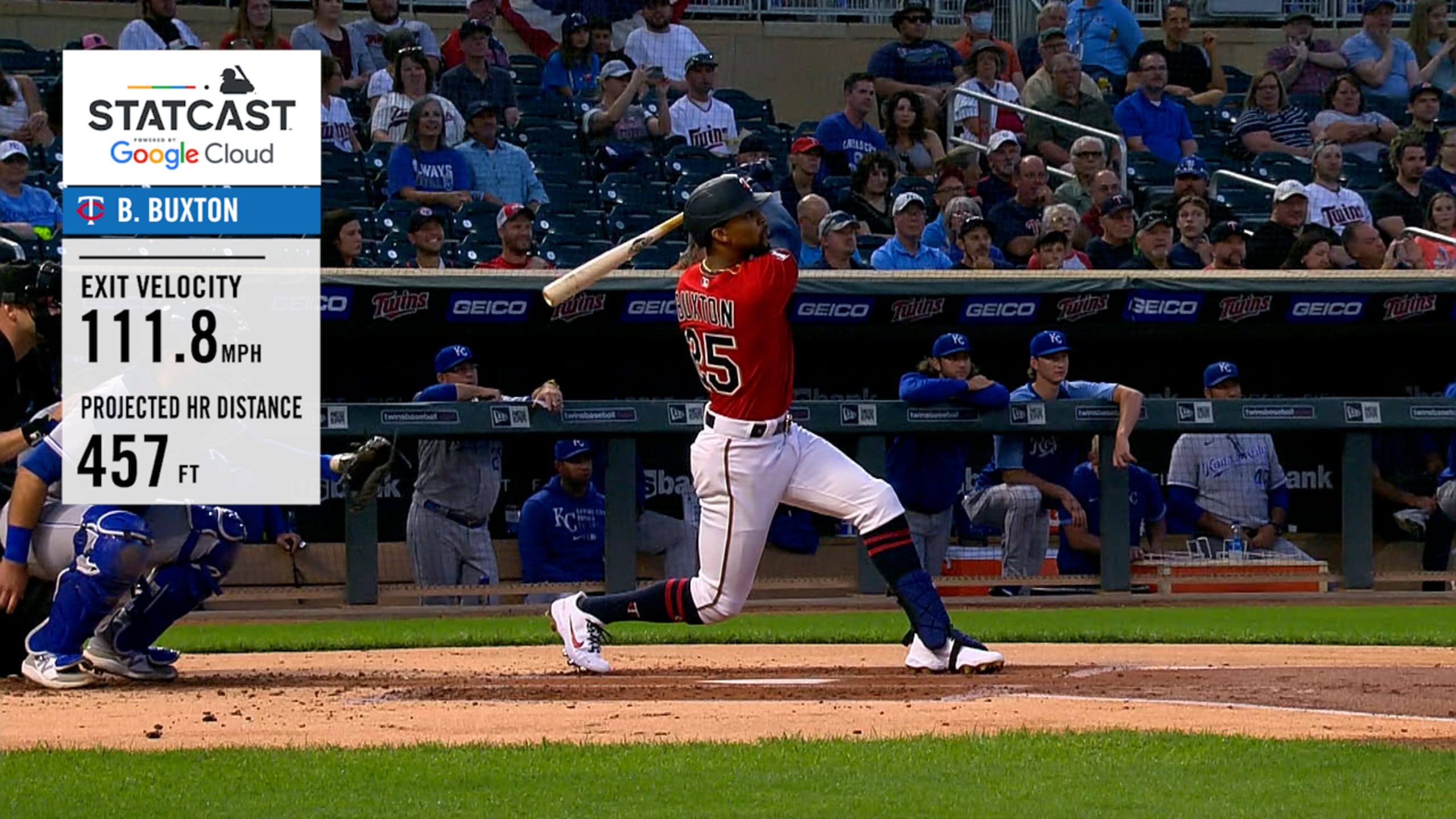 Byron Buxton's 457ft. home run