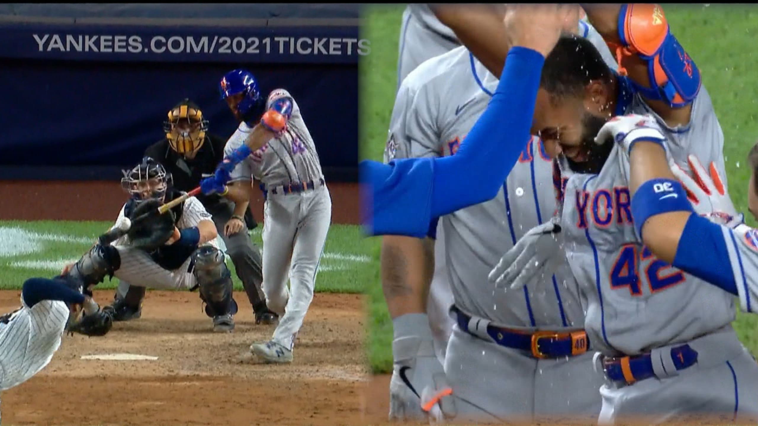 Mets beat Yankees 3-2 in walk-off fashion