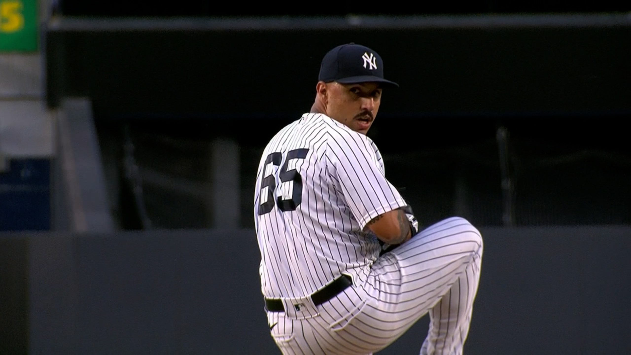 Nestor Cortes Funky Legs, Dropping Down, Quick Pitching vs Mariners 