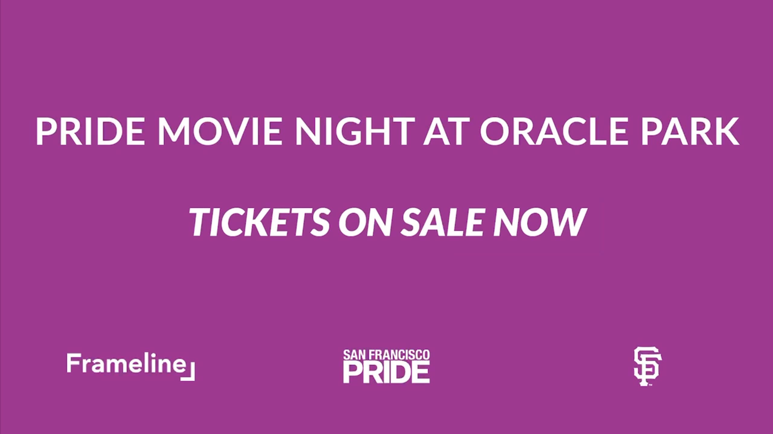 Pride Movie Night at Oracle Park