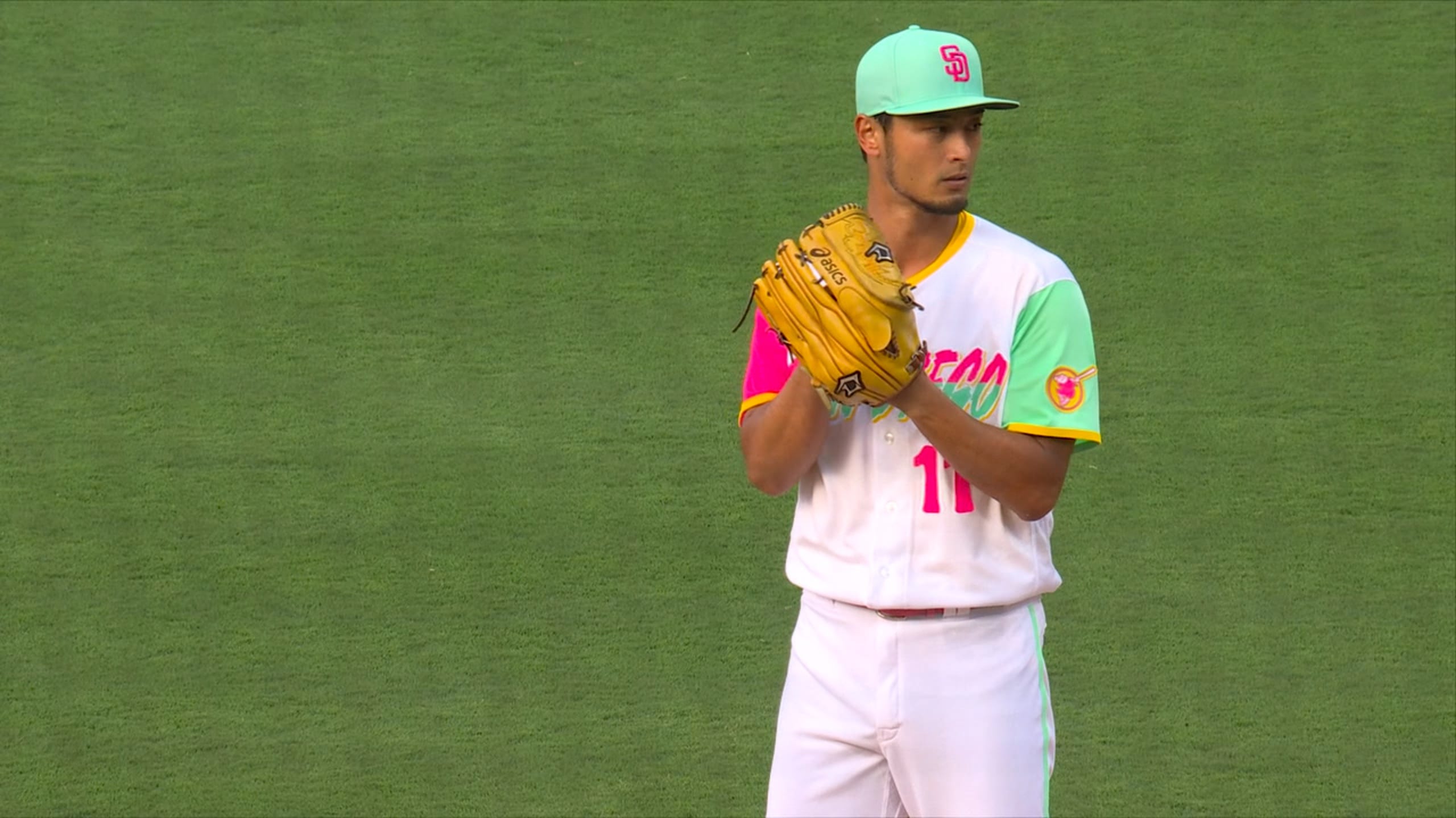 Yu Darvish's nine strikeouts