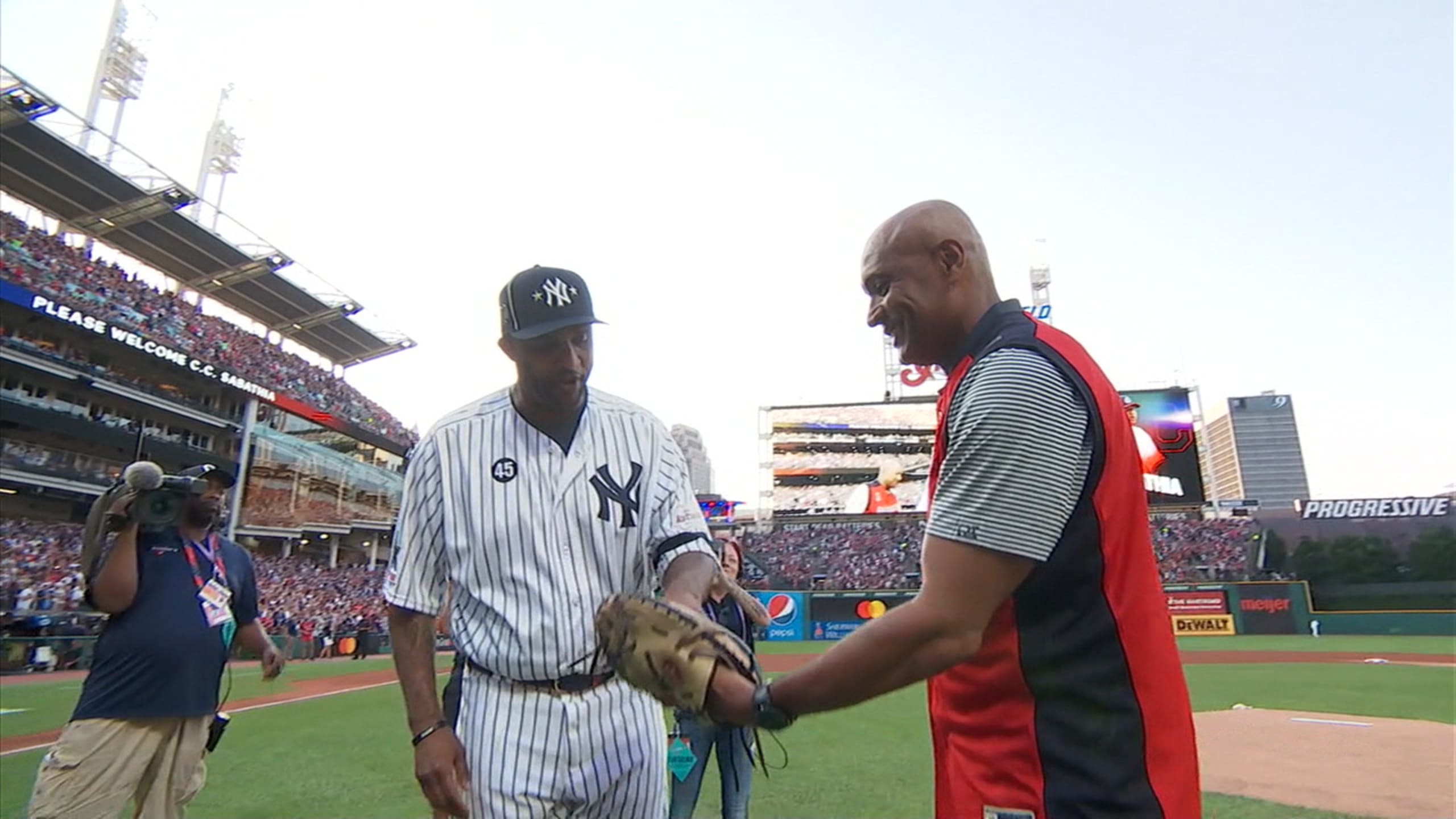 Watch: CC Sabathia throws out first pitch at 2019 MLB All-Star