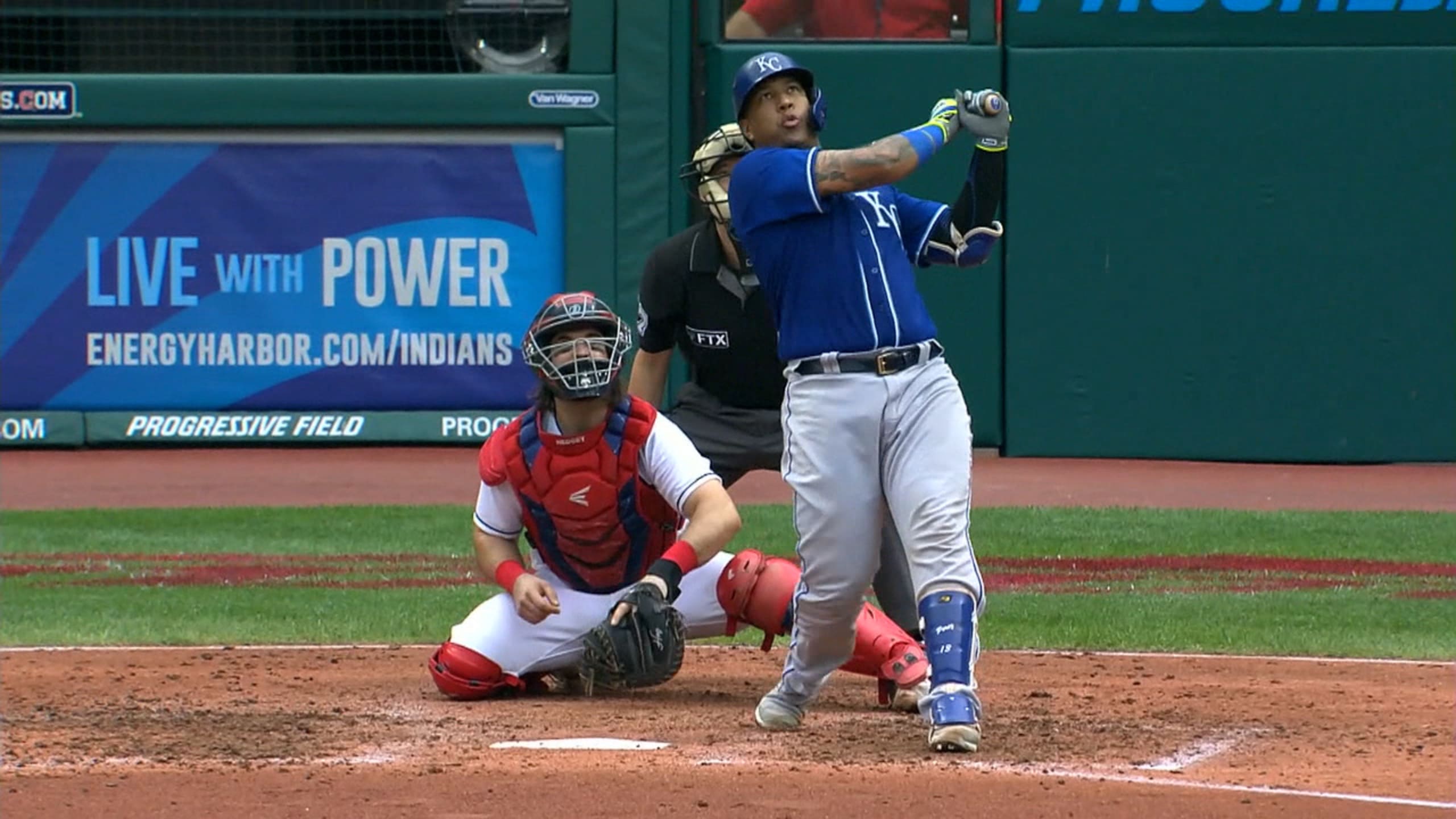 Kansas City catcher Salvador Perez visits Hall of Fame