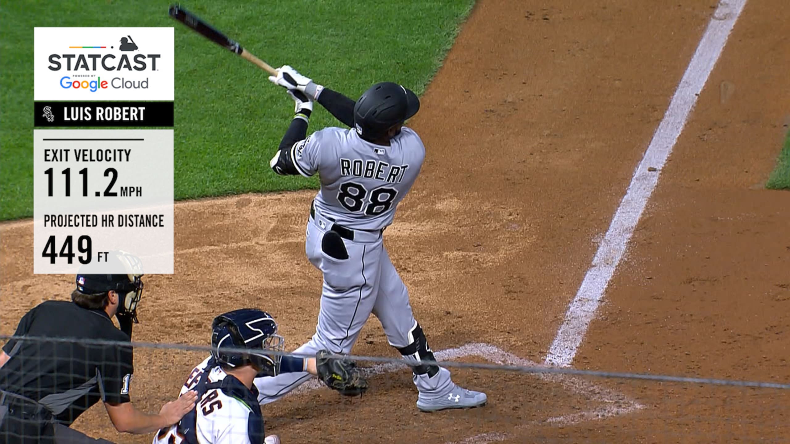 Luis Robert's 449ft. home run