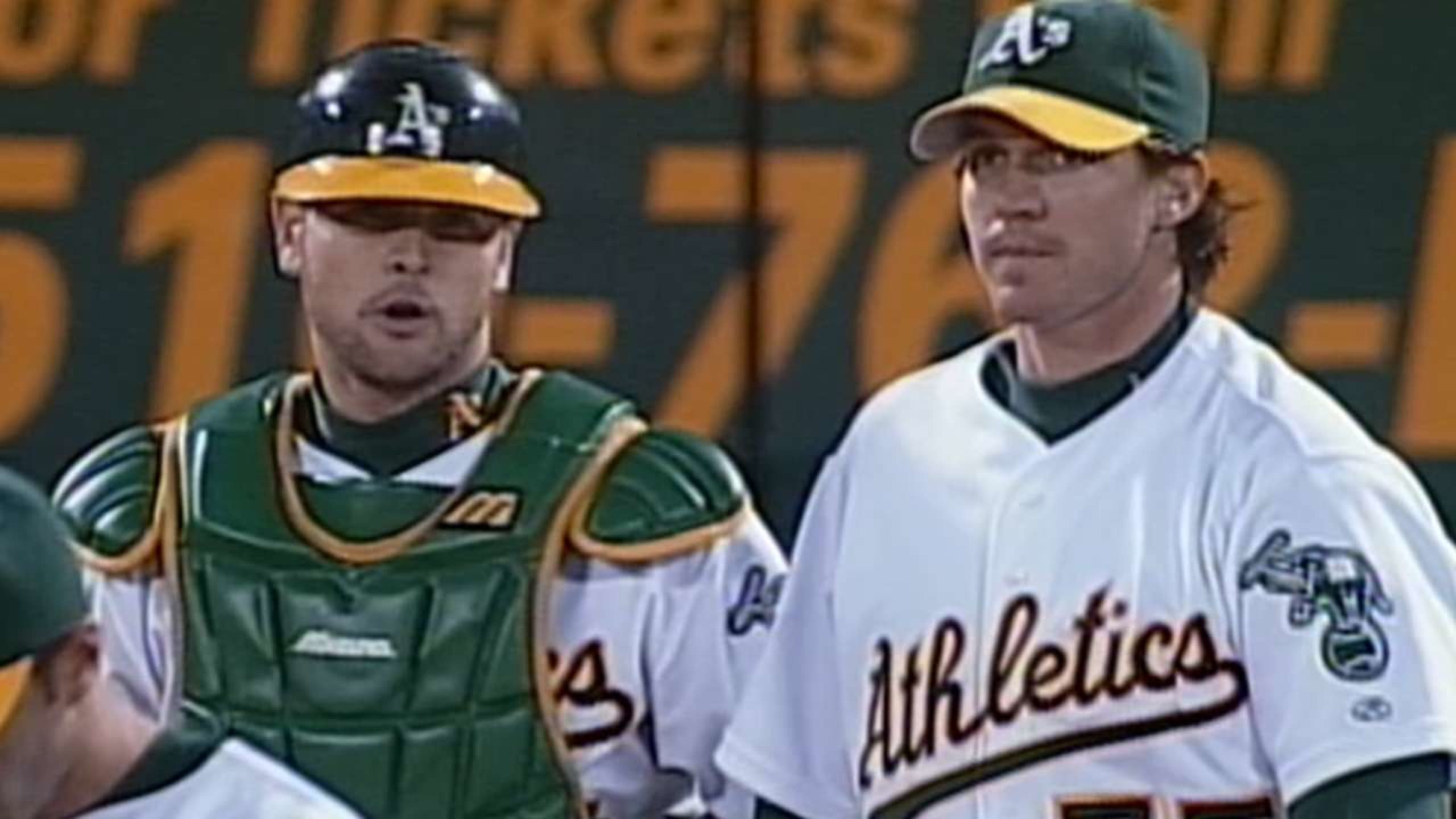 Oakland Athletics - Looks like Barry Zito is celebrating the