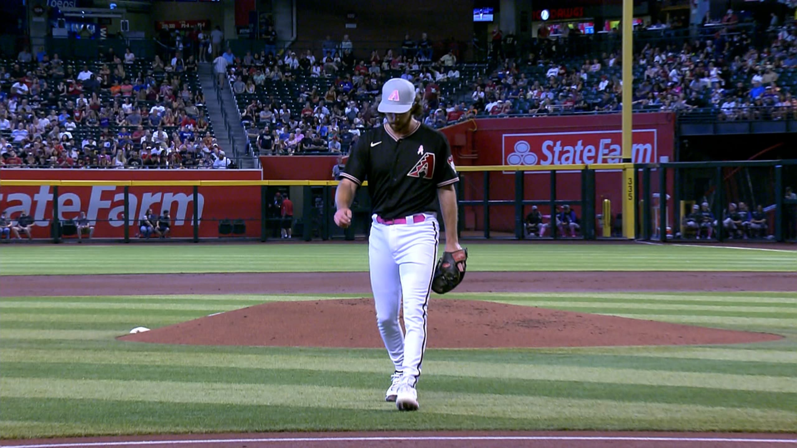 Zac Gallen's seven strikeouts