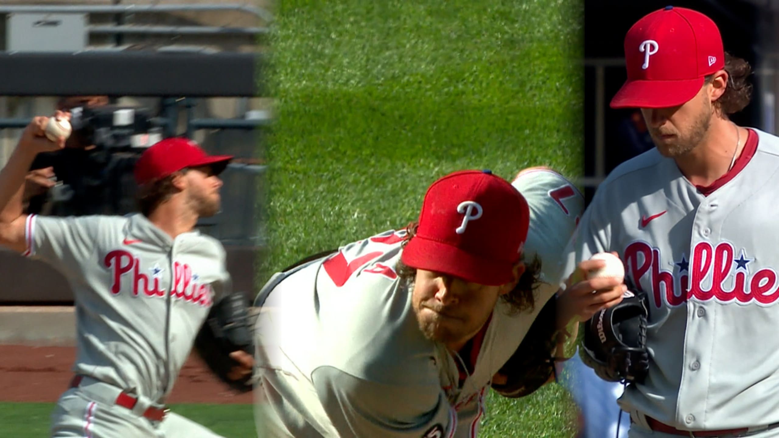 Phillies' Aaron Nola ties Tom Seaver's record for consecutive strikeouts —  in New York