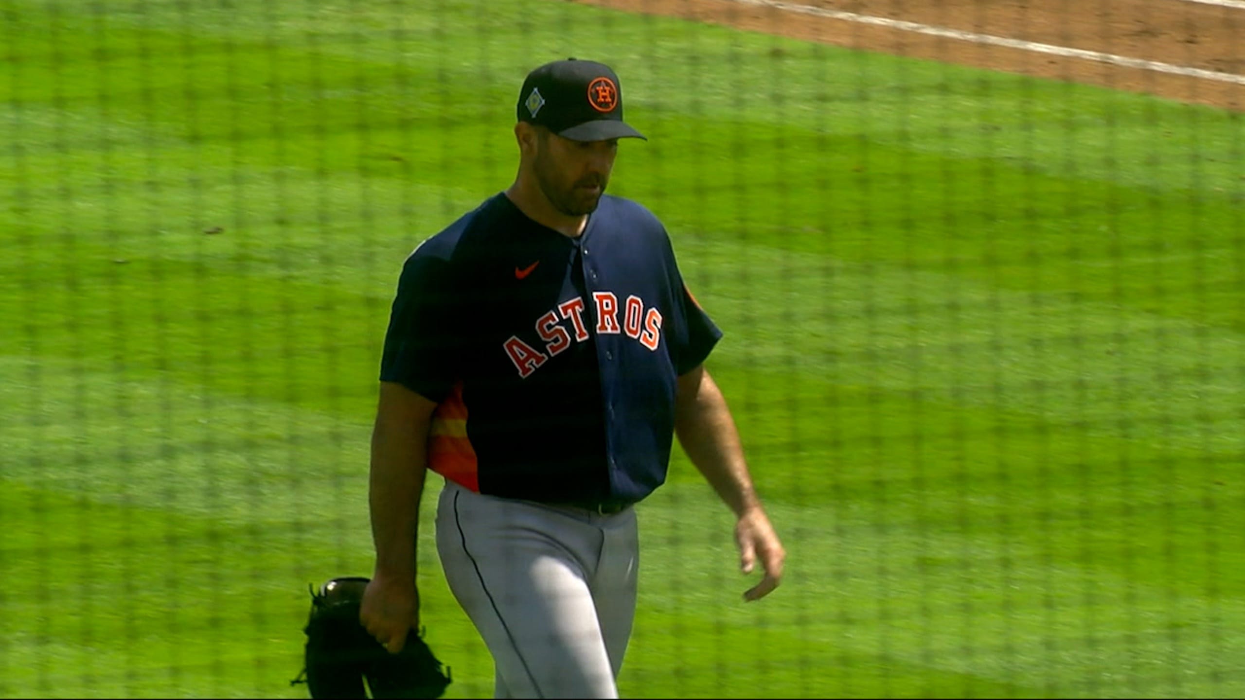 Verlander gets automatic ball for throwing warmup after pitch clock limit -  NBC Sports