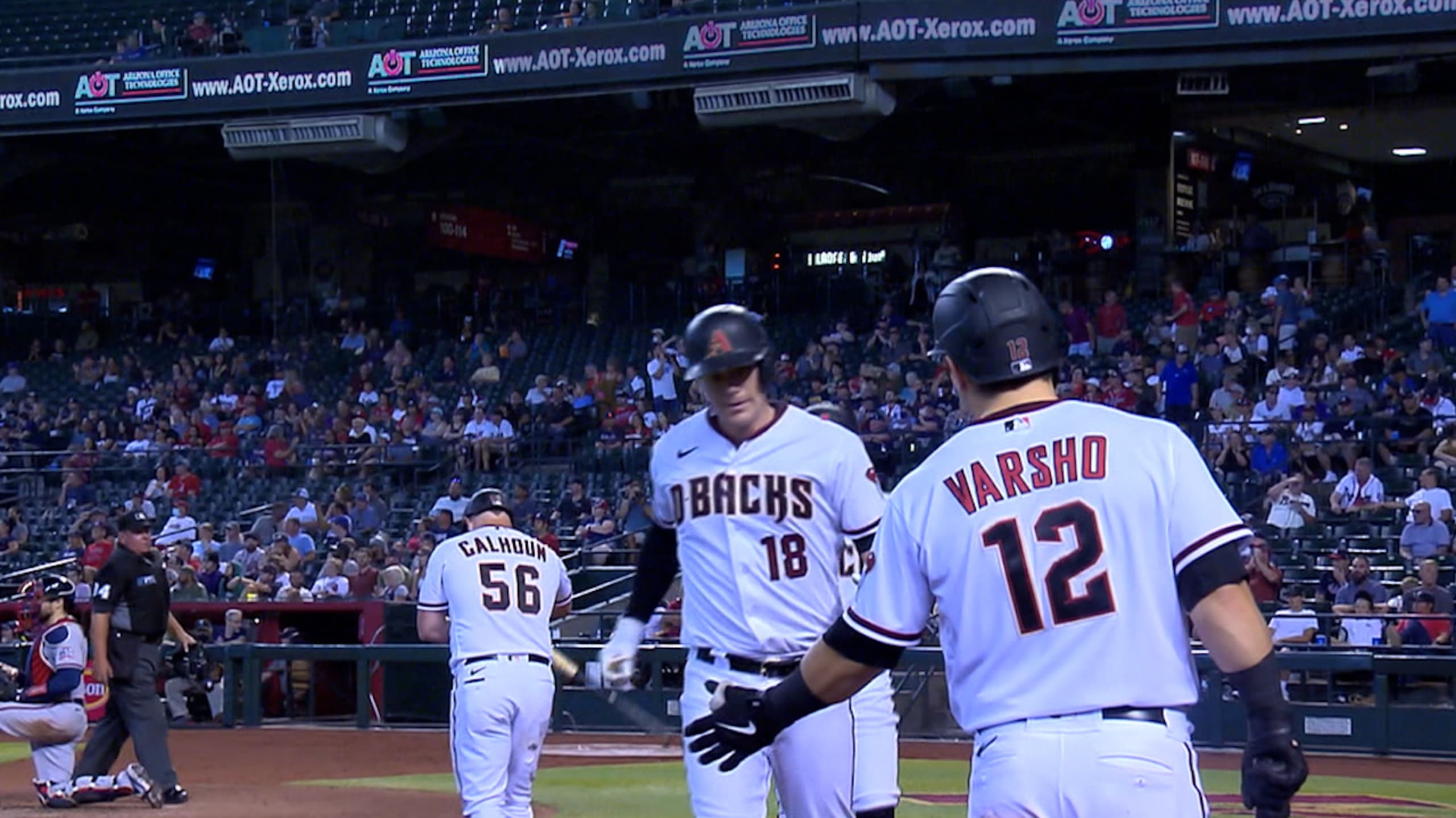 Dbacks score five in the 7th
