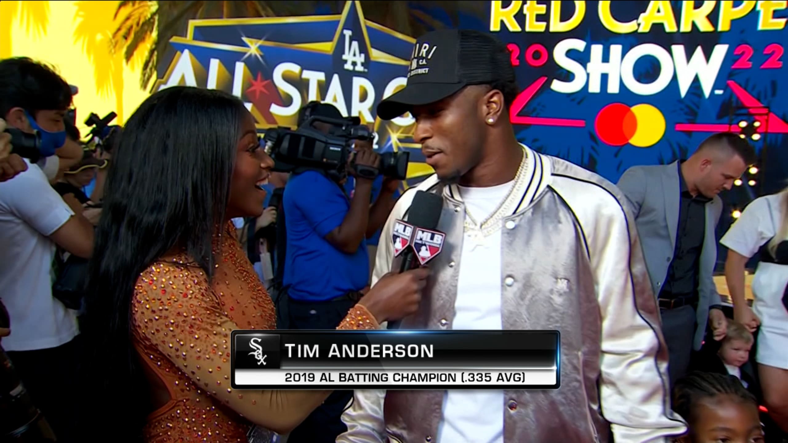 TIM ANDERSON, WIFE, AND KIDS ATTEND ALL-STAR RED CARPET SHOW