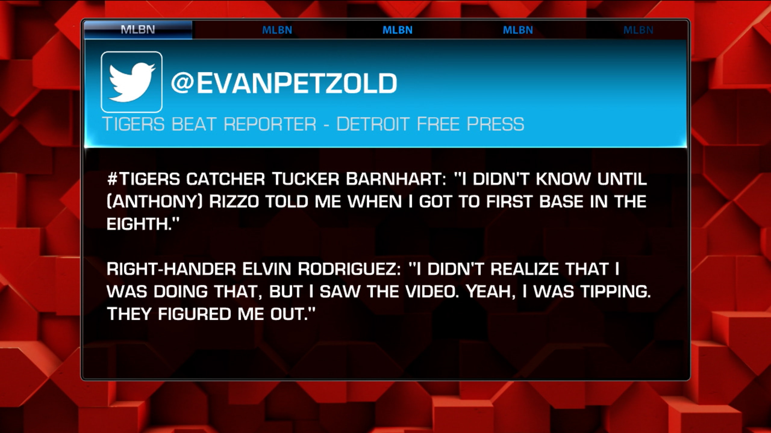 Recognizing pitch tipping