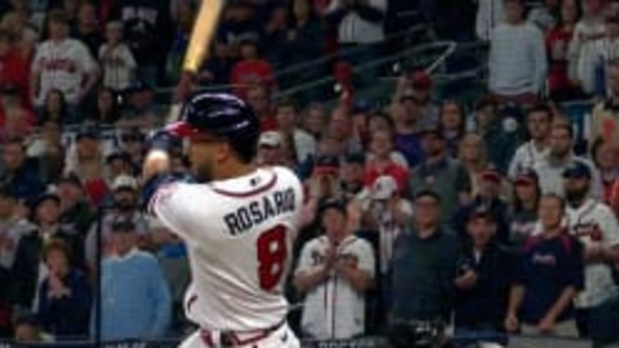 Eddie Rosario leads home run bash as Braves sweep Rockies