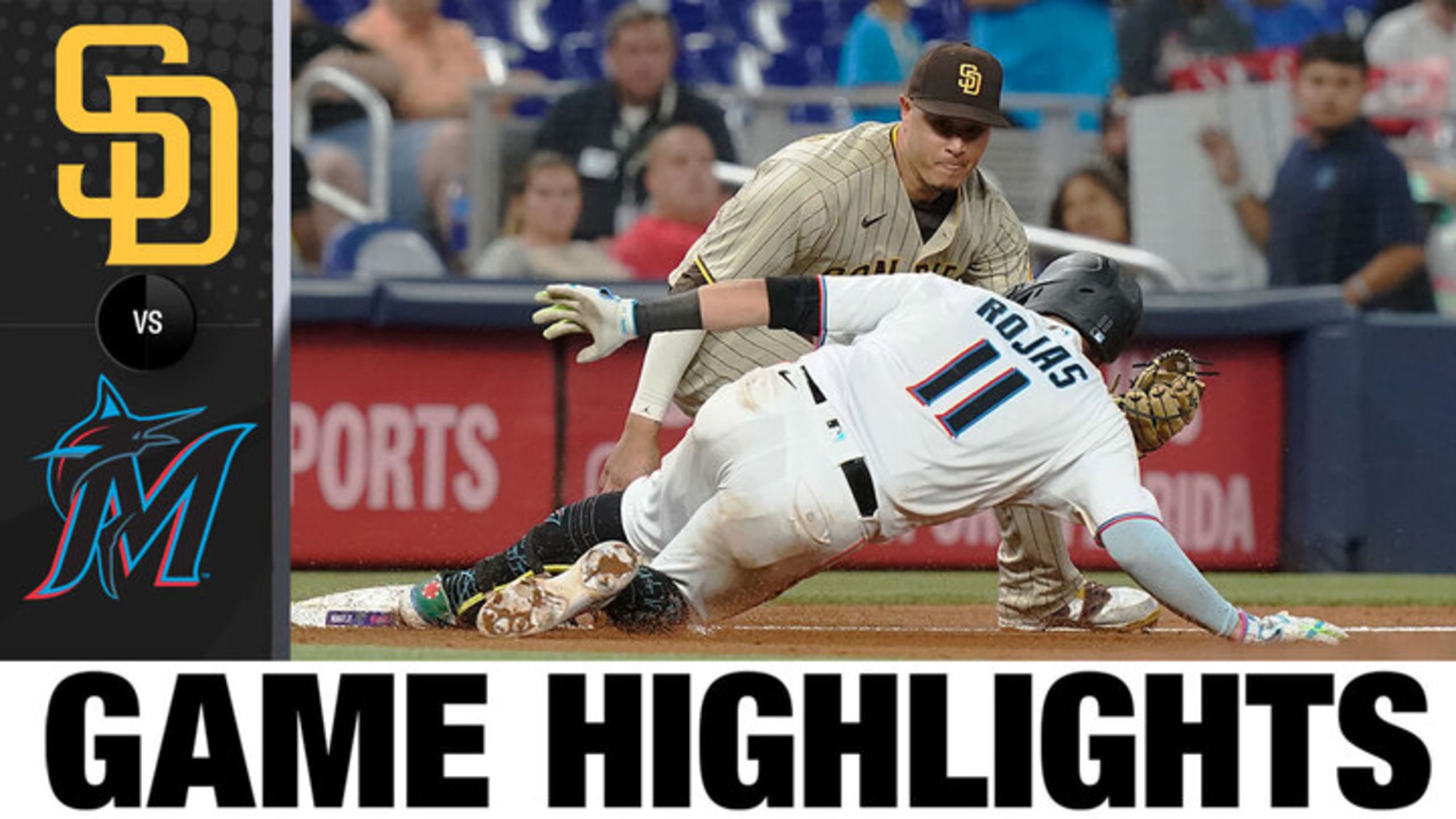 Padres vs. Marlins Highlights